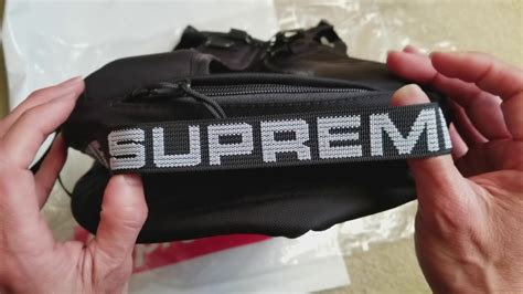 supreme waist bag fake vs real|is your supreme bag real.